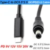 PD2.0 3.0 naar DC 5.5*2.5 Decoy trigger Adapter kabel TYPE-C PD Decoy lijn opladen notebook 65W 20V lader