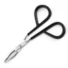 Hot Sale Stainless Steel Eyebrow Tweezers Elbow Eyebrow Pliers Tweezers Colorful Hair Removal Clip Beauty Makeup Tools