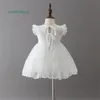 HAPPYPLUS Baptism Baby Girl Dress 3 6 12 18 24 Months Dress for a Year Old Girl Birthday Christening Dresses Girl Summer LJ201221