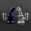 Gasta de vidro de vidro DAB RIFELHO DE FEMANHO FEMANHO BONG PIPE DE RECYCLER PIREX PYREX BONGS ACESSÓRIOS DE FAMO