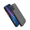 Coque de téléphone rigide antichoc hybride en TPU givré mat transparent pour iPhone 12 11 Pro XS Max XR X 8 7 6 Plus