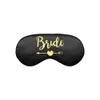 8 Styles Gold Team Bruid Sleepmasker Bruidsmeisje Geschenk vrijgezellenfilm naar feest bruidshouchedecoratie Y201020