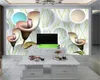 3 dの壁紙リビングルーム美しいカルタユリ3D壁紙デジタル印刷HD装飾3 dフラワー壁紙