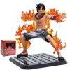 Anime One Piece High Fight Fist Lify Ace Figurine Roronoa Zoro Actues Figures Diable Jambe Sanji PVC Collection Model Toys 201202