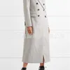 Abrigo de lana de invierno para mujer Abrigo de oficina largo cálido elegante Abrigos de mujer de moda de estilo coreano 201217