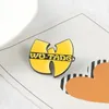 Gorący Sprzedawanie Cute Cartoon Spersonalizowany Letter Wutang Alloy Enamel Pin Badge Broszka
