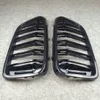 Right & Left Carbon Look Auto Car Grilles For B-mw 6 Series GT G32 M Color /Glossy Black ABS Mesh Grille