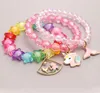 Multi Styles Kids Lucky Smycken Armband Glad Barn Mermaid Unicorn Charms Armband Kids Smycken Gift