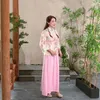 Kobiety Chiński Tang Garnitur Nosić Stage Z Długim Rękawem Top + Spódnica Starożytne Kostium Haftowany Kwiat Hanfu Azja Elegancka Ubrania Perfomance