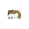 Dessin animé Lazy Cat Teether BPA Grad Food Grade Silicone Disting Toys Pendante Baby Shower Gift Assureur ACCESSOIR