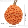 Badborstels, Sponsen Scrubbers Badkamer Accessoires Home Garden Honingraat Bal Baddering Swassen Katoenen Toiletartikelen Kinderspons WI Non-La