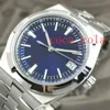 Specially made waterproof watch Topselling Fashion Wristwatches Men 41MM 4500V blue Dial Mechanical Transparent Automatic Sapphire297v