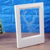 Deer Patterns Wood Frame Small 3D Night Light Creative Photo Frame With Lamp Decoration USB Desk Lamp Can leave message