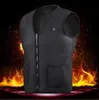 Men's Jackets Men Women Outdoor USB Infrared Heating Vest Jacket Winter Flexible Electric Thermal Clothing Waistcoat For Sports Hiking