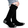 Chaussettes chauffantes électriques pour hommes et femmes, chaussettes thermiques rechargeables, chaudes, hiver, Sport de plein air, conduite, Camping, équitation, ski, 228a