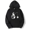 Luvtröjor herr Sweatshirts Modemärke Astronaut Rolig Design Tryck Blended Bomull Vår Höst Man Casual Hip Hop Hoodie