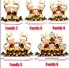 2020 Ren Jul Personliga Ornament Survivor Karantän Familj 3 4 Mask Snowman Hand Sanitized Xmas Dekorera Creative Pendant