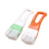 Creative Vegetable Cutting Tools Stainless Steel Onion Slicer with Comfortable Handle Two Colors Shallot Cutter Gadget