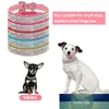 Collari XSSML Collari per cani con strass Bling Collare e guinzagli per animali domestici in pelle PU con diamanti in cristallo per accessori per cani7716138