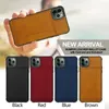 Back Cover for iPhone 12 mini 11 Pro Max SE 2020 XR XS 6 7 8 Plus Phone Case with Card Slots Leather Business Shockproof Coque