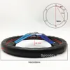 Racha de direção universal Racing de 14 polegadas de 350 mm de couro de couro esportes de escorregem Sparring Wheel9593593