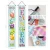 Feestartikelen Happy Easter Banner Vlag Opknoping St Patricks Day Deurgordijn Outdoor Feestelijke Tuin Vakantie Benodigdheden Decoraties