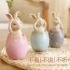 Easter Rabbit in Egg in Egg No Say No Hearing No See See Home Gift Kids Party 웨딩 장식 200929207s