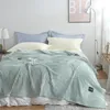 Böntreffen Decken für Betten grün gestreiftes warmes kariertes Sofa für Winterkuvertüre-Polya-Korallen-Fleece-Bett-Abdeckung Flanelldecke LJ201127
