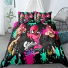 Populaire Splatoon kinderen beddengoed set twin dubbele koningin koning cal kingsize beddengoed set C1020222Q