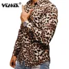 Sexy Leopard Print Shirt For Men Nightclub Shirt Brand 2020 High Quality Long Sleeve Shirts Male Casual Slim Fit Dress Shirts