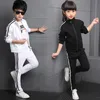 New Arrival Boys Clothing Sets Spring High Quality Children's Pure Color Sports Suit Teenage Girl School Uniforms 6-15YearsX1019