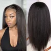 13x1 Lace Front Human Hair150% Remy Baby Hair Wigs Hairline Lace Wig Lace Frontal Wig Full Glueless Kinky Straight
