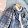 2021 New Spring Autumn Girls Passing Clothes Sets Coats + SHIRTS + Bowtie + Skirts 4PCS Set Söt barnkläder Baby Girl Clothes