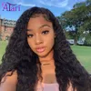 HD Full Lace Wigs Orange Lace Front Wig Blonde Curly Human Hair Wigs Brazilian Virgin Hair Afro Kinky Curly Wig With Baby