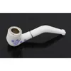 Mini Small Pipes Portable Plastic Tobacco Pipe Fashion Creative Black Filter Pipe Cigaretthållare Rökning Tillbehör Plast CRA4004823