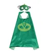 27 inch double layer child kids cosplay capes wholesale children cartoon cape and mask halloween performance