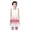 2022 New Summer Girls Princess Dresses Kids Baby Digital Printing Party Sleeveless Childrens Fashion Elegant Vest Dress 20220308 H1