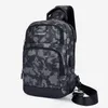 Wholesale factory men leather shoulder bags sports streets fashion casual crossbody bag waterproof Oxford camouflage backpack street fashions printed handbag