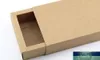 14*7*3cm Black Beige Drawer Packing Box Gift Bow Tie Packaging Kraft Paper Carft