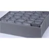 Boîte de rangement carrée Organisateur de tissu non tissé amovible pour les chaussettes de sous-vêtements à la maison Classe de finition Gray 8 5WZ P I7SQC6774981