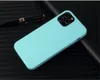 Slim Matte Soft TPU Case Pour Iphone 13 12 Pro Max cas Iphone12 iphone13 Plaine Ultra mince Mode Couverture de Téléphone Prix Usine