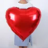 36 pouces surdimensionné coeur ballon feuille d'aluminium amour coeur couleur unie ballon décorations de mariage Saint Valentin décoration XD24430