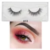 3D Mink Eyelashes Hela naturliga falska ögonfransar 3D Mink Lashes Soft Make Up Extension Makeup Fake Eye Lashes 3D Series7724035