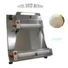 Máquina automática para hacer masa de Pizza de acero inoxidable, máquina eléctrica para hacer masa de Pizza, 15 pulgadas, 220V, 110V