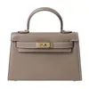 Luxo H Bags Designer Handbags Womens Classic Premium Marca Totes Designers Maneira Mini Versátil couro real portátil segundo