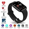 116 plus smart klocka blodtrycksmätning armband vattentät fitness armband tracker hjärtfrekvens monitor pedometer armband kvinnor män