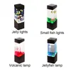 LED MELNIFFIP TANK NIGHT COULEUR Couleur de table de table de table Aquarium Humeur électrique lampe de lave pour enfants Gift Home Room Decor245g