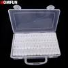Homfun 다이아몬드 자수 다이아몬드 페인팅 도구! 64 격자, 투명 플라스틱 저장 상자, 64 그리드 쥬얼리 드릴 스토리지 박스 201201