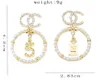 패션 Womens 18K 골드 플랫 다이아몬드 매력 스터드 귀걸이 럭셔리 브랜드 디자이너 라운드 꽃 크리스탈 귀걸이 하이 엔드 여성 라인 석 웨딩 쥬얼리 액세서리