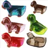 Pet capa transparente de cachorro Rainwear Universal à prova d'água roupas para cachorros Cláusula Sólidos Dog Raincoats Outdoor Diversos Eletrodomésticos LSK1947